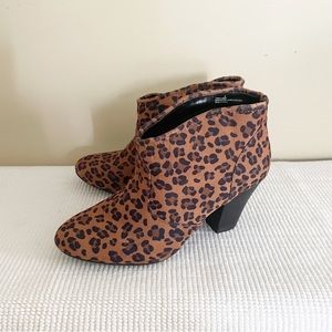 Cheetah Animal Leopard Print Ankle Booties